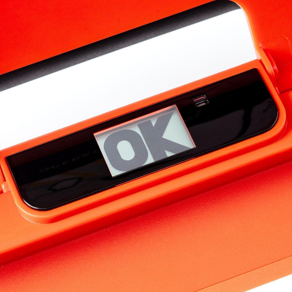 När bild på display, hjärtstartare HeartSave Y