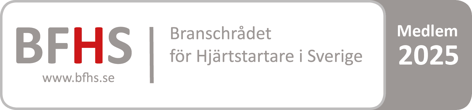 Medlem i branschrådet för hjärtstartare i Sverige 2025