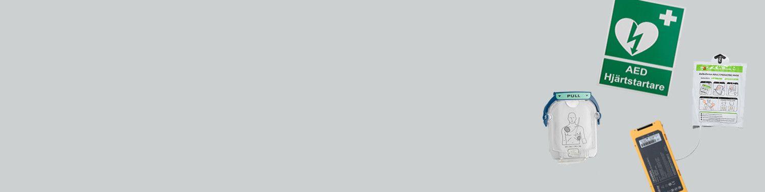 Tillbehör-hjärtstartare